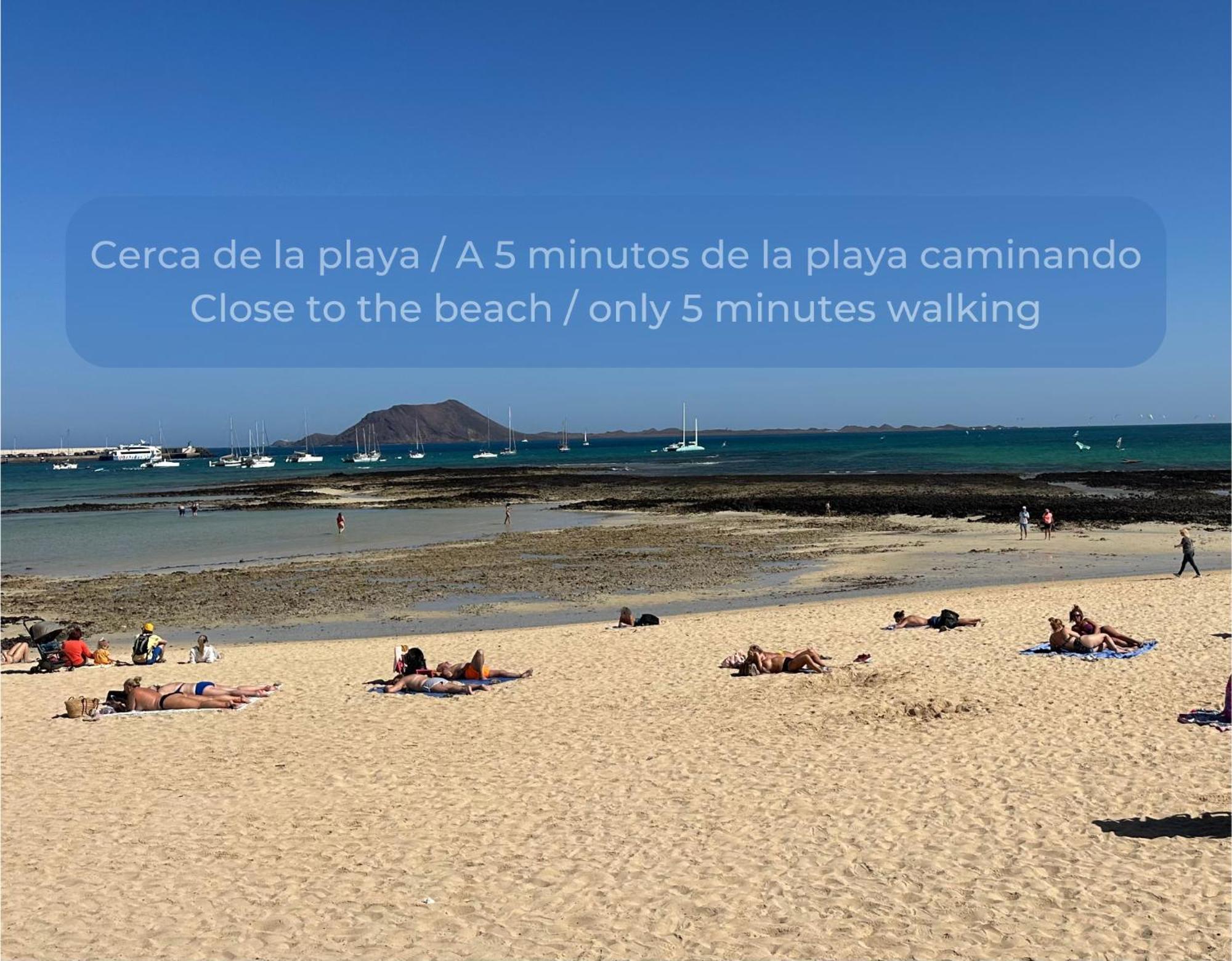 Canelita Con Piscina, Soleada Terraza Amplia Wifi Y Parking Corralejo Exterior foto